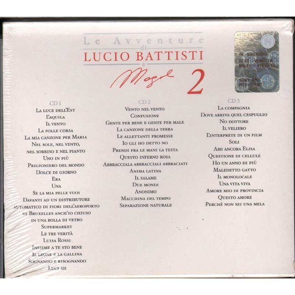 Lucio Battisti, Mogol - Le Avventure Di Lucio Battisti E Mogol 2 (3xCD, Comp + Box) (Near Mint (NM or M-)) - Image 3