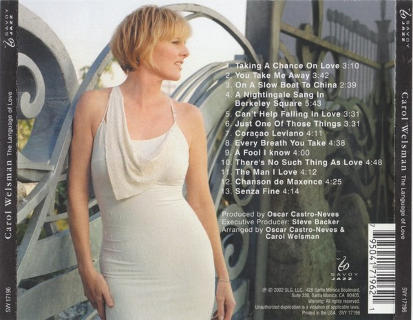 Carol Welsman - The Language Of Love (CD, Album) (Near Mint (NM or M-)) - Image 4