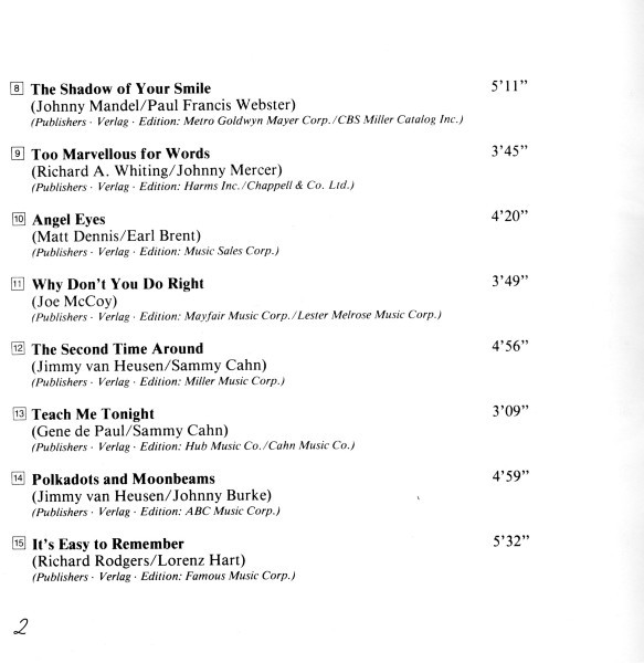 Kiri Te Kanawa, André Previn, Ray Brown, Mundell Lowe - Kiri Sidetracks (The Jazz Album) (CD, Album) (Near Mint (NM or M-)) - Image 3
