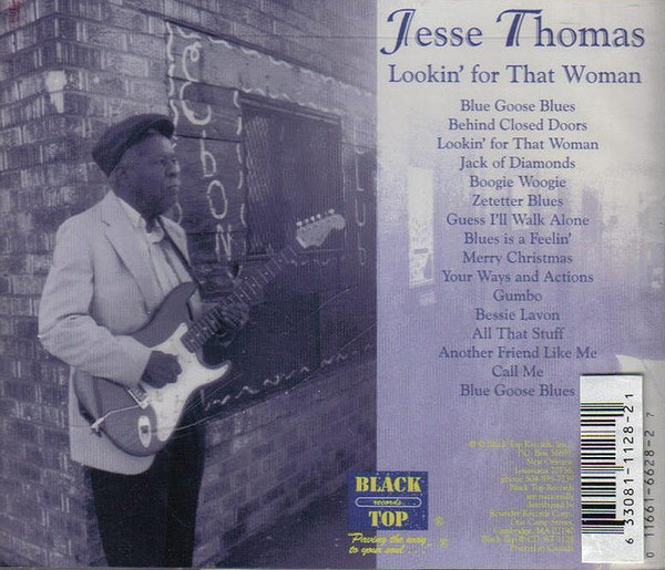 Jesse Thomas (2) - Lookin' For That Woman (CD, Album) (Near Mint (NM or M-)) - Image 2