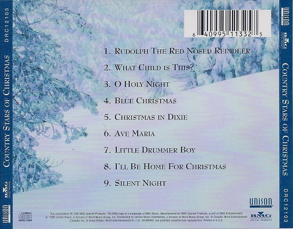 Various - Country Stars Of Christmas (CD, Comp) (Mint (M)) - Image 2