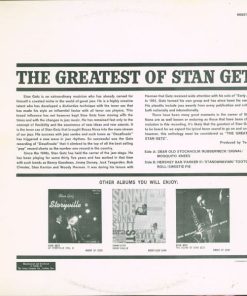 Alternative view of Stan Getz - The Greatest Of Stan Getz (LP, Comp) (Very Good Plus (VG+))