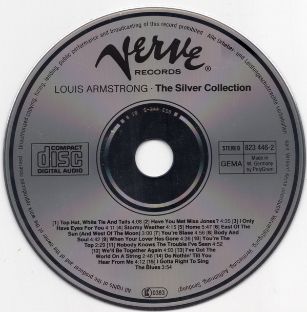 Louis Armstrong - The Silver Collection (CD, Comp, RE, RM) (Near Mint (NM or M-)) - Image 3