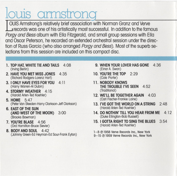 Louis Armstrong - The Silver Collection (CD, Comp, RE, RM) (Near Mint (NM or M-)) - Image 4