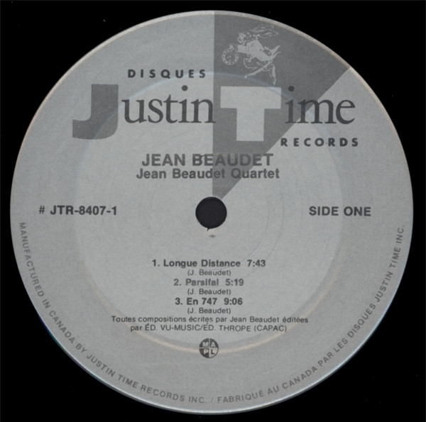 Jean Beaudet Quartet - Jean Beaudet Quartet (LP, Album) (Very Good Plus (VG+)) - Image 3