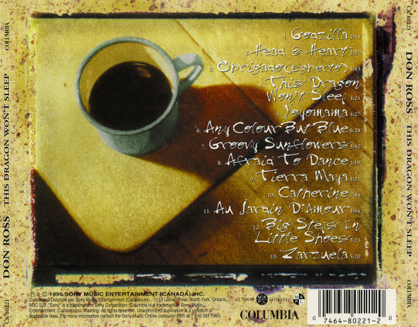Don Ross (2) - This Dragon Won't Sleep (CD, Album) (Near Mint (NM or M-)) - Image 2