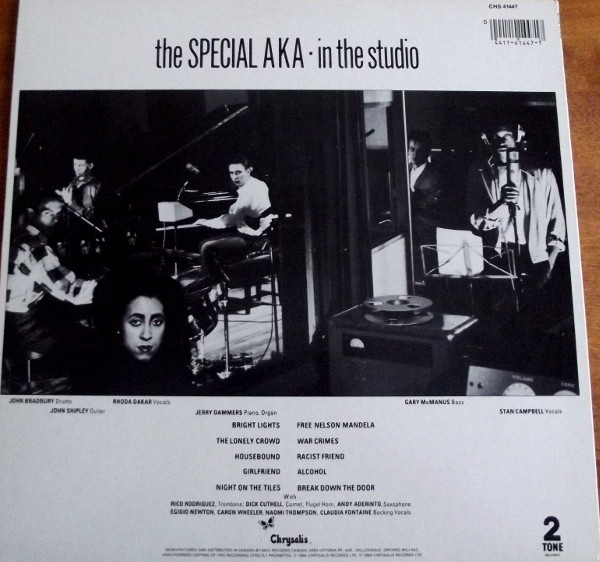The Special AKA - In The Studio (LP, Album) (Very Good (VG)) - Image 2