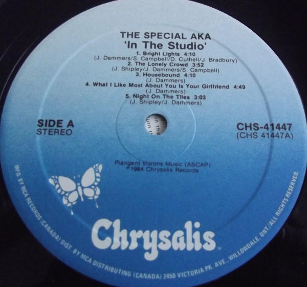 The Special AKA - In The Studio (LP, Album) (Very Good (VG)) - Image 3