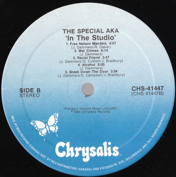The Special AKA - In The Studio (LP, Album) (Very Good (VG)) - Image 4