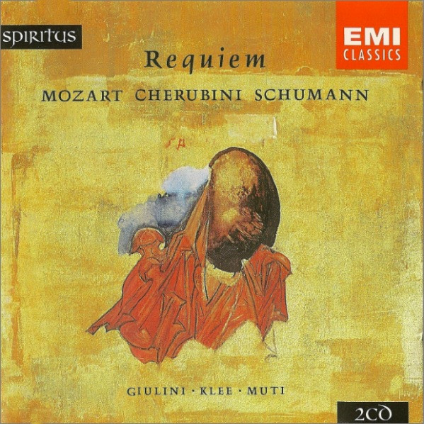 Wolfgang Amadeus Mozart, Luigi Cherubini, Robert Schumann, Carlo Maria Giulini, Bernhard Klee, Riccardo Muti - Requiem (2xCD, Comp, RM) (Mint (M))