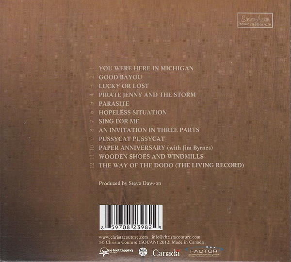 Christa Couture - The Living Record (CD, Album) (Mint (M)) - Image 2