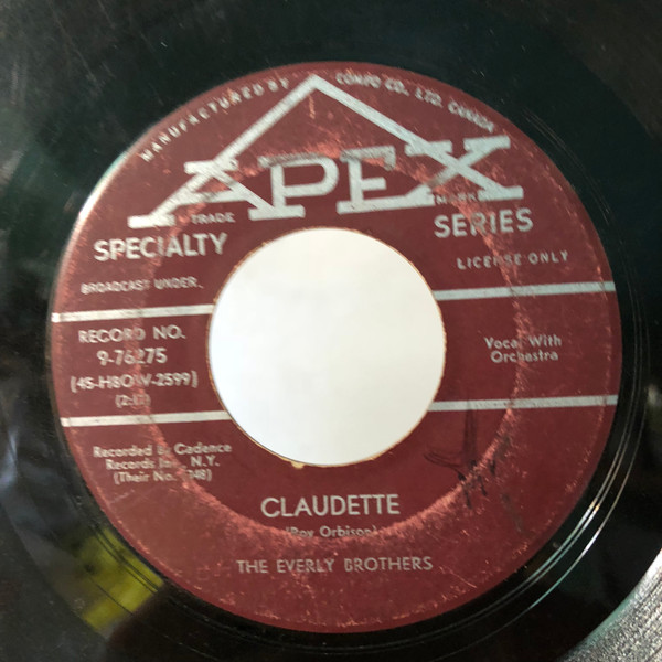 Everly Brothers - All I Have To Do Is Dream / Claudette (7", Single) (Near Mint (NM or M-)) - Image 4