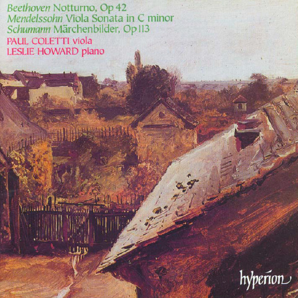 Ludwig van Beethoven, Felix Mendelssohn-Bartholdy, Robert Schumann, Paul Coletti, Leslie Howard - Music For Viola And Piano (CD, Album) (Near Mint (NM or M-))