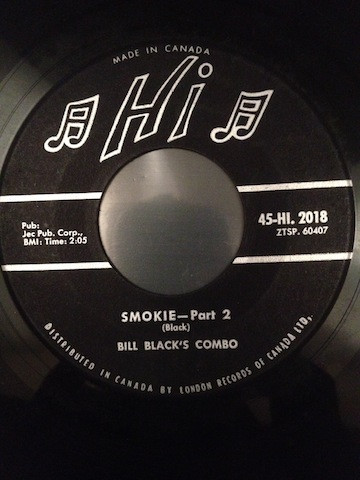 Bill Black's Combo - Smokie (7", Single) (Near Mint (NM or M-)) - Image 2
