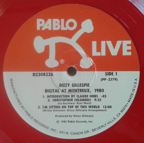 Dizzy Gillespie - Digital At Montreux, 1980 (LP, Album, Red) (Very Good Plus (VG+)) - Image 3