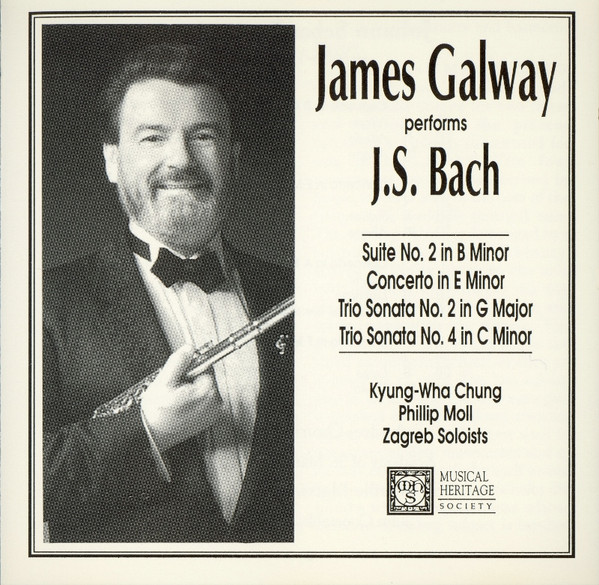 James Galway Performs Johann Sebastian Bach - Concerto In E Minor / Trio Sonata No. 2 In G Major / Trio Sonata No. 4 In C Minor / Suite No. 2 In B Minor (CD, Comp) (Mint (M))