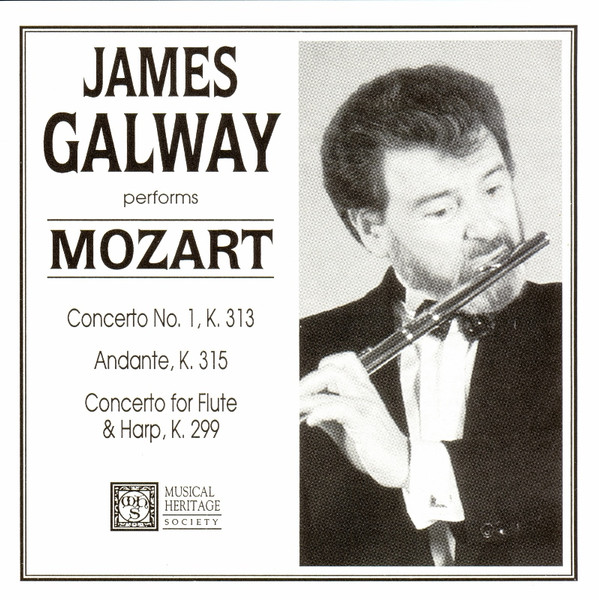James Galway Performs Wolfgang Amadeus Mozart - Concerto No. 1 / Andante, K. 315 / Concerto For Flute & Harp (CD, Comp) (Mint (M))