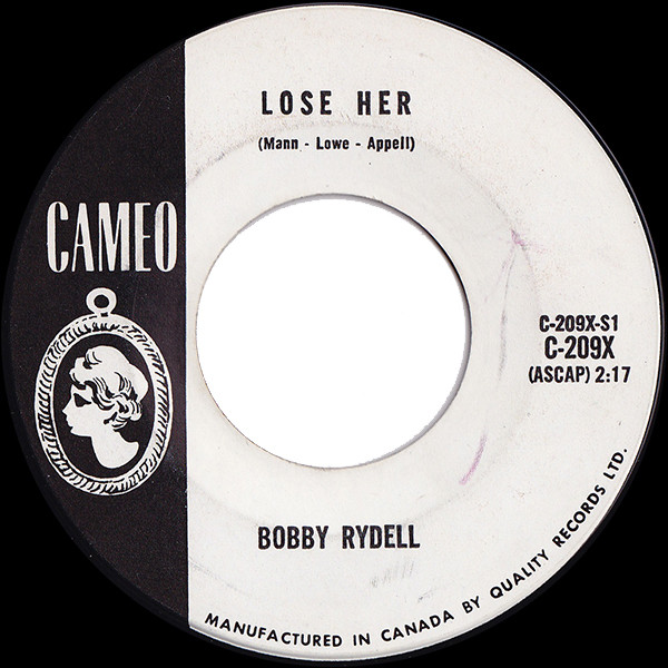 Bobby Rydell - Lose Her (7", Single) (Near Mint (NM or M-))