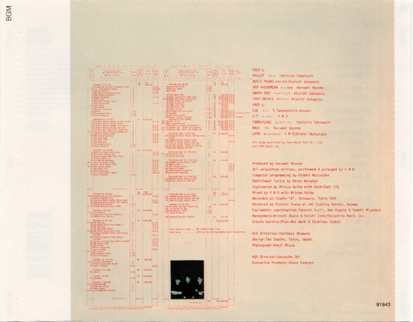 Yellow Magic Orchestra - BGM (CD, Album, RE, RM) (Near Mint (NM or M-)) - Image 5