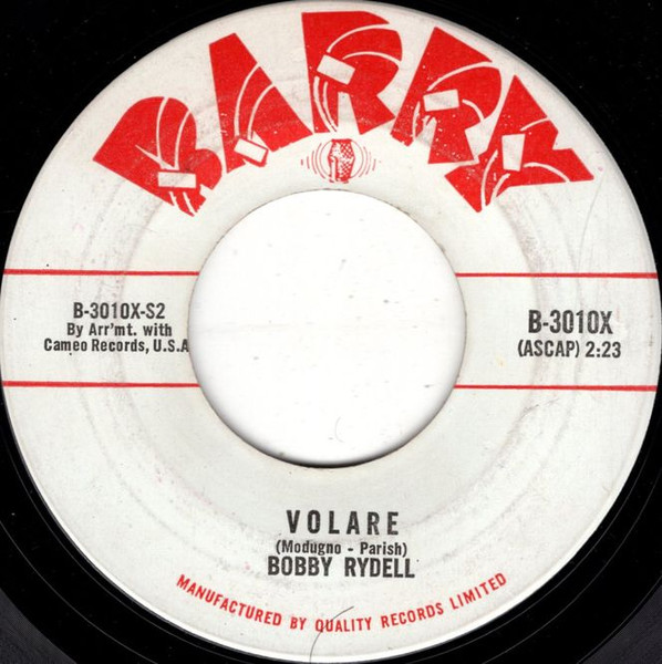 Bobby Rydell - I'd Do It Again / Volare (7", Single) (Near Mint (NM or M-)) - Image 2
