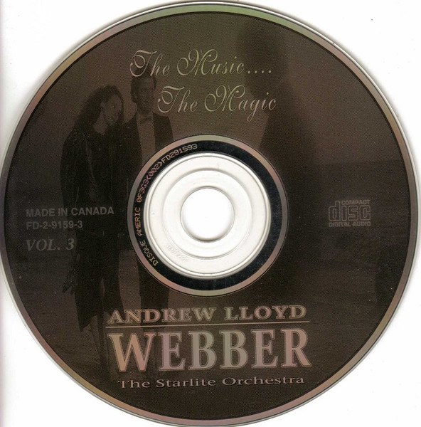 Andrew Lloyd Webber, The Starlite Orchestra - The Music.... The Magic Andrew Lloyd Webber - Vol. 3 (CD) (Near Mint (NM or M-)) - Image 3