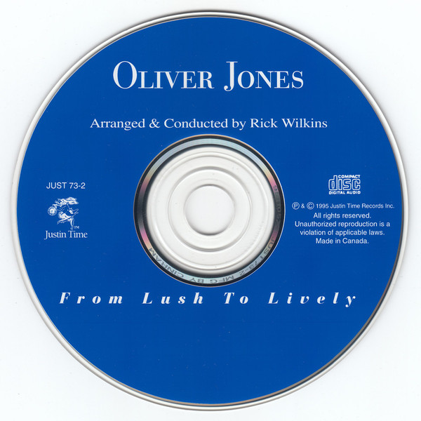 Oliver Jones (5) Arranged & Conducted By Rick Wilkins - From Lush To Lively (CD, Album) (Near Mint (NM or M-)) - Image 3