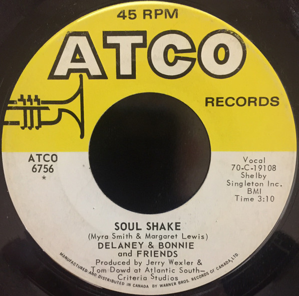 Delaney & Bonnie & Friends - Soul Shake / Free the People (7", Single) (Near Mint (NM or M-))