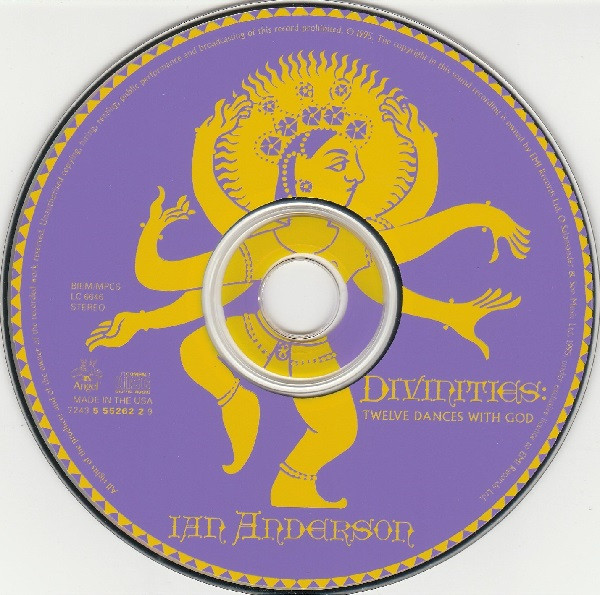 Ian Anderson - Divinities: Twelve Dances With God (CD, Album, Club) (Near Mint (NM or M-)) - Image 2