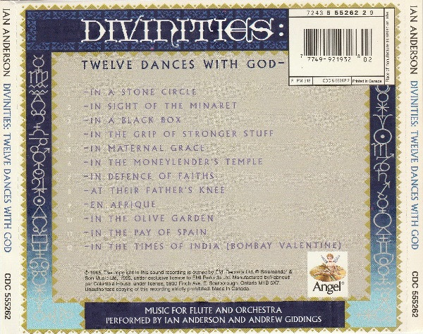 Ian Anderson - Divinities: Twelve Dances With God (CD, Album, Club) (Near Mint (NM or M-)) - Image 3