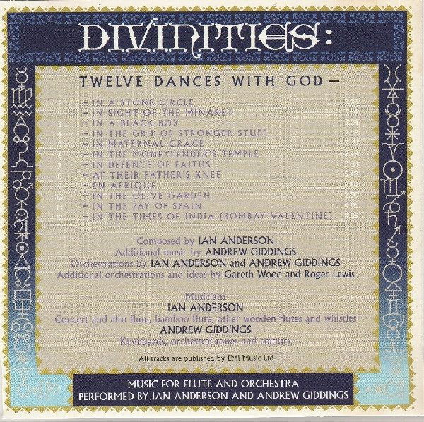Ian Anderson - Divinities: Twelve Dances With God (CD, Album, Club) (Near Mint (NM or M-)) - Image 4