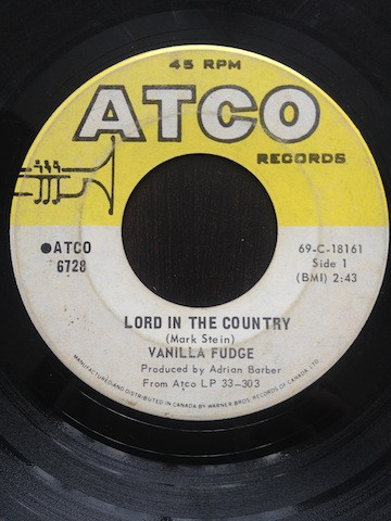 Vanilla Fudge - Lord In The Country (7", Single) (Near Mint (NM or M-))