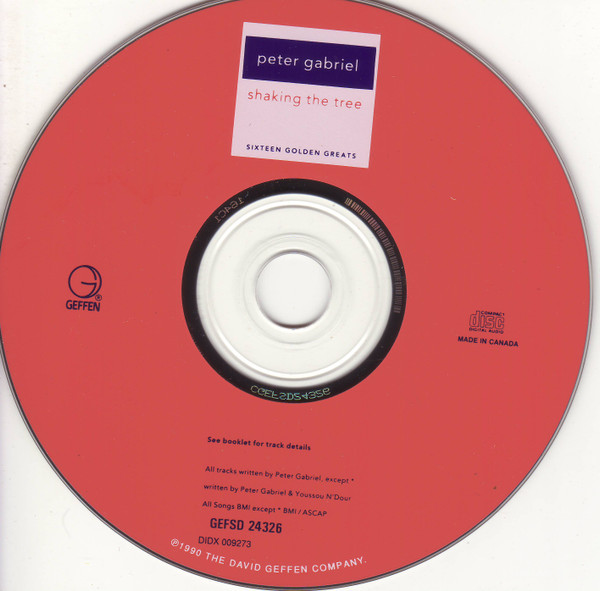 Peter Gabriel - Shaking The Tree: Sixteen Golden Greats (CD, Comp, Club) (Near Mint (NM or M-)) - Image 2