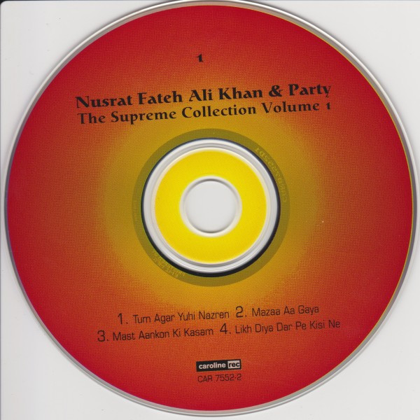 Nusrat Fateh Ali Khan & Party - The Supreme Collection Volume 1 (2xCD, Album, Comp) (Near Mint (NM or M-)) - Image 3