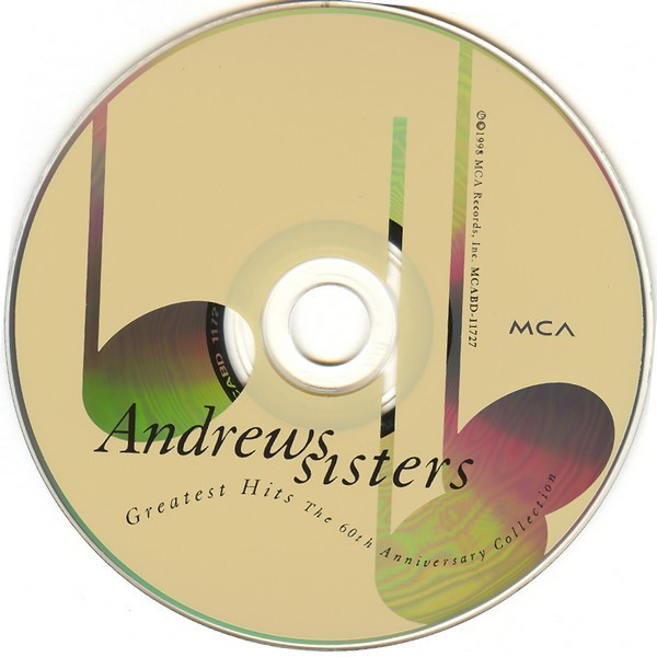 The Andrews Sisters - Greatest Hits The 60th Anniversary Collection (CD, Comp) (Near Mint (NM or M-)) - Image 3