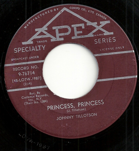 Johnny Tillotson - Poetry In Motion (7", Single) (Near Mint (NM or M-)) - Image 2