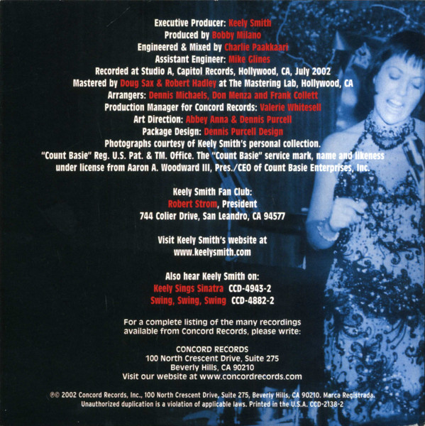 Keely Smith - Keely Swings Basie-Style With Strings (CD, Album) (Mint (M)) - Image 3