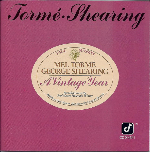 Mel Tormé • George Shearing - A Vintage Year (CD, Album) (Near Mint (NM or M-))