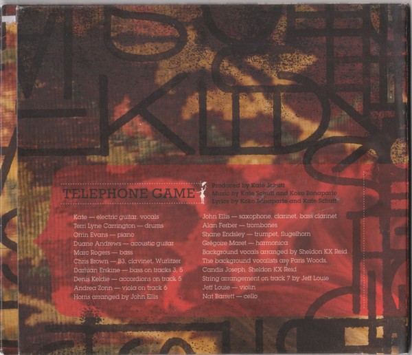 Kate Schutt - Telephone Game (CD, Album, Gat) (Mint (M)) - Image 4
