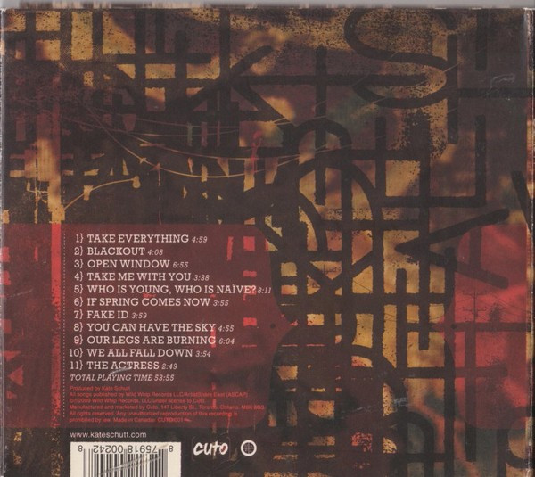 Kate Schutt - Telephone Game (CD, Album, Gat) (Mint (M)) - Image 5