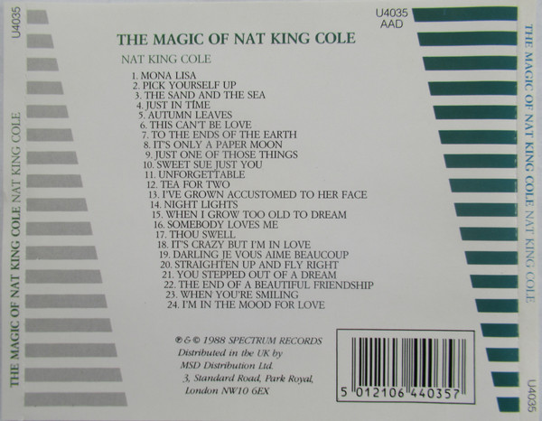 Nat King Cole - The Magic Of Nat King Cole (CD, Comp) (Near Mint (NM or M-)) - Image 2