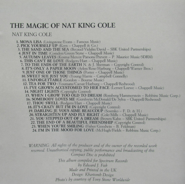 Nat King Cole - The Magic Of Nat King Cole (CD, Comp) (Near Mint (NM or M-)) - Image 4