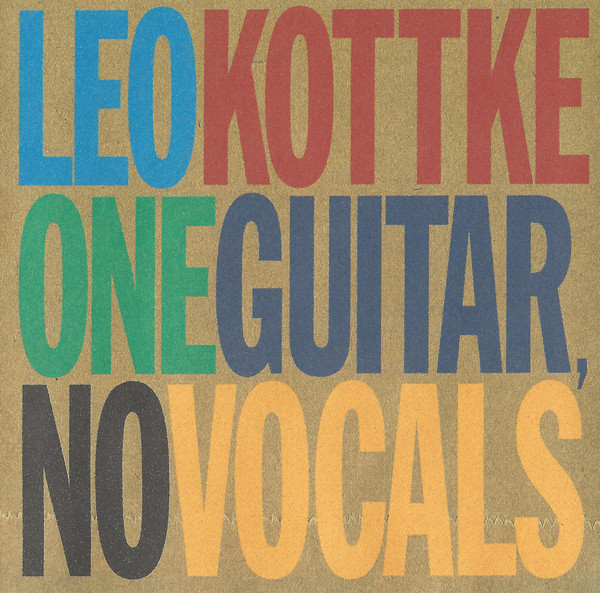 Leo Kottke - One Guitar, No Vocals (CD, Album) (Near Mint (NM or M-))