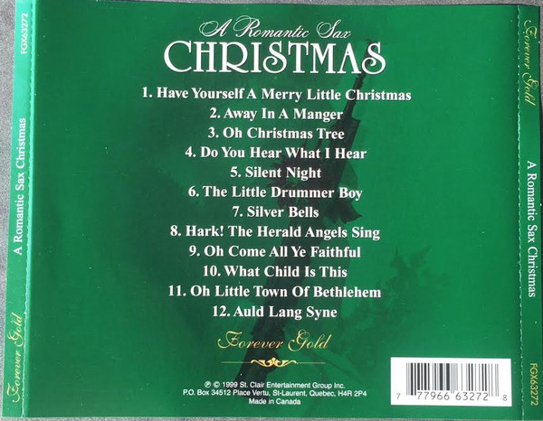 Unknown Artist - A Romantic Sax Christmas (CD) (Mint (M)) - Image 2
