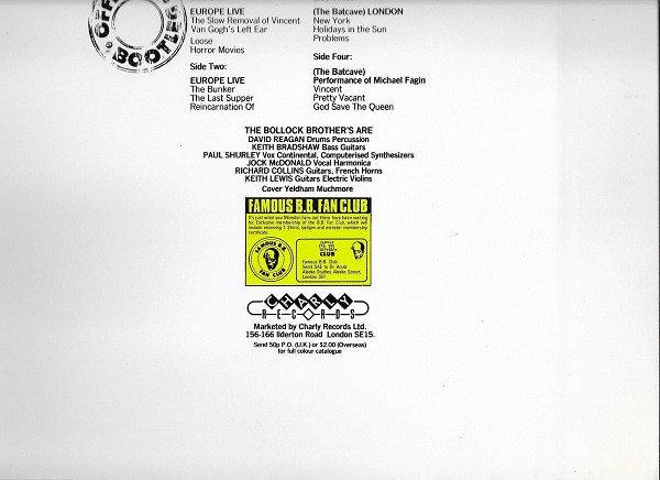The Bollock Brothers - Live Performances - Official Bootleg (2xLP, Album) (Near Mint (NM or M-)) - Image 3