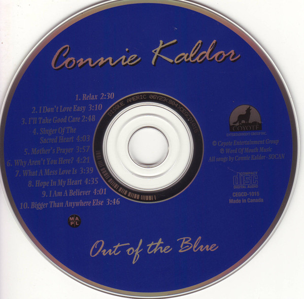 Connie Kaldor - Out Of The Blue (CD, Album) (Near Mint (NM or M-)) - Image 2