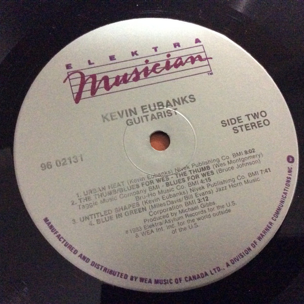 Kevin Eubanks - Guitarist (LP, Album) (Very Good Plus (VG+)) - Image 4