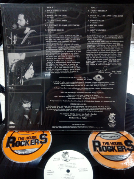 Wailin' Walker And The House Rockers - Rock It Day & Night (LP, Album) (Mint (M)) - Image 2