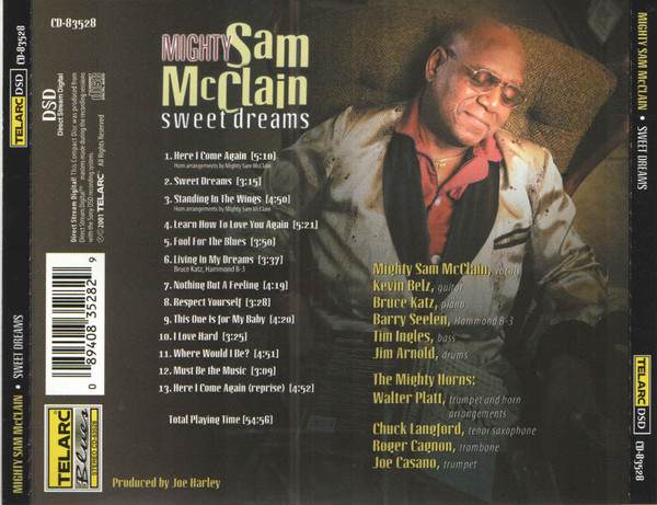 Mighty Sam McClain - Sweet Dreams (CD, Album) (Near Mint (NM or M-)) - Image 2