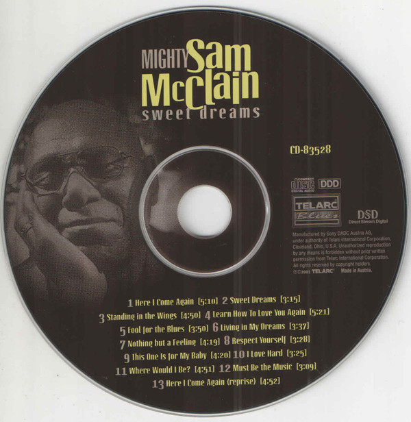 Mighty Sam McClain - Sweet Dreams (CD, Album) (Near Mint (NM or M-)) - Image 3