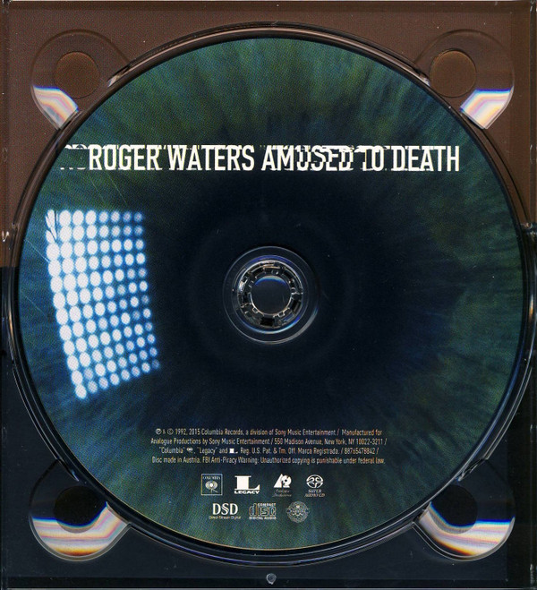 Roger Waters - Amused To Death (SACD, Hybrid, Multichannel, Album, RE, Rem) (Very Good Plus (VG+)) - Image 3